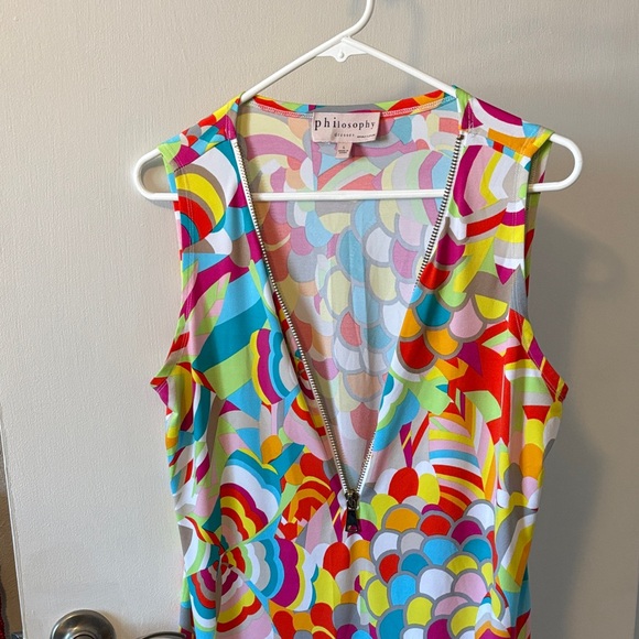 Philosophy Vibrant Multicolor Sleeveless Dress - Picture 2 of 7